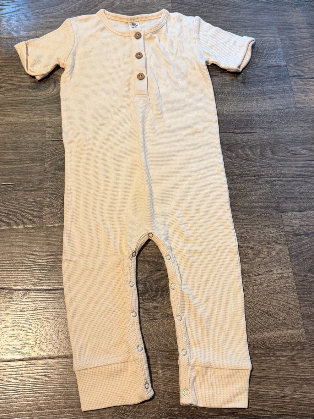 NEW 2t Larkspur Cream Bamboo Soft Jumpsuit Romper